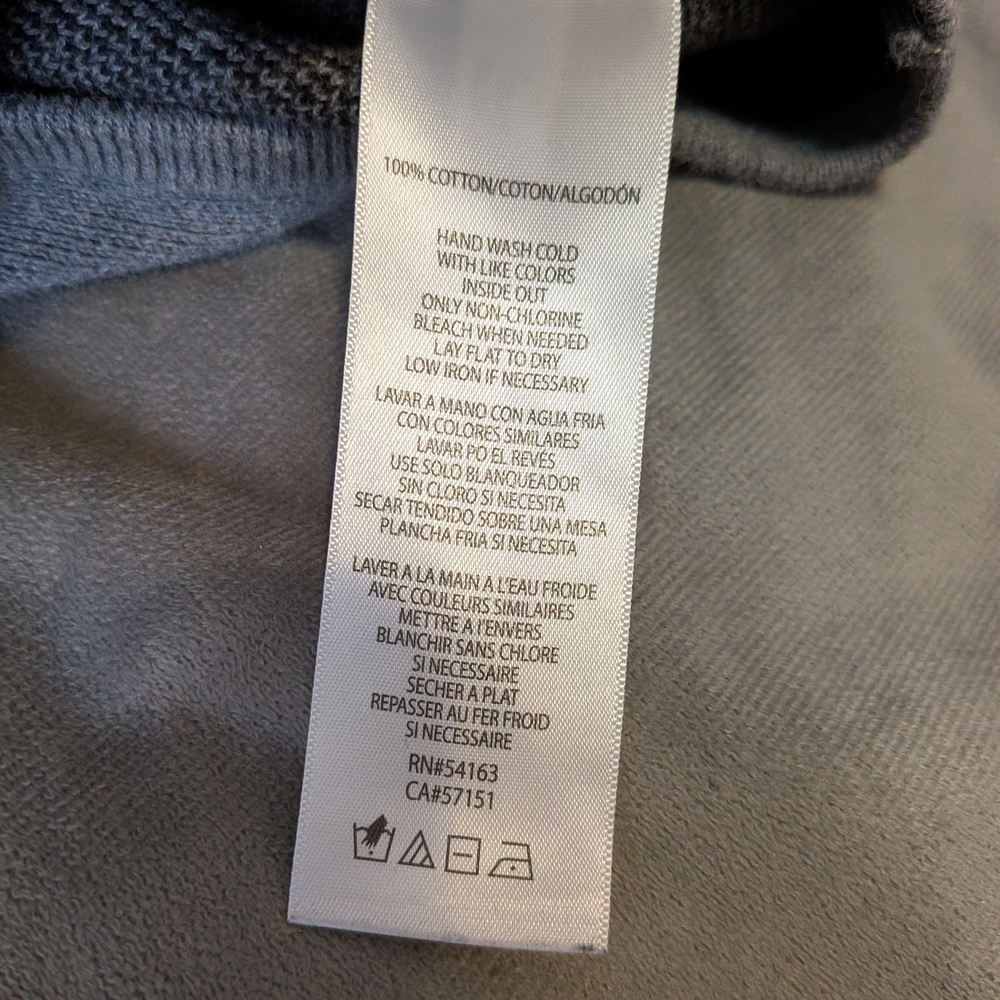 Calvin Klein Grey Oversized Logo Sweater XL Dolman Sleeve ✨☁️ - Picture 6 of 6